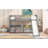 Twin Over Twin Low Bunk Bed With Slide, Ladder, And Removable Fence For Kids And Teens, Versatile And Durable Design-2095956910