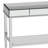 Noelle 47.5'' Glass Top Console Table-591569386