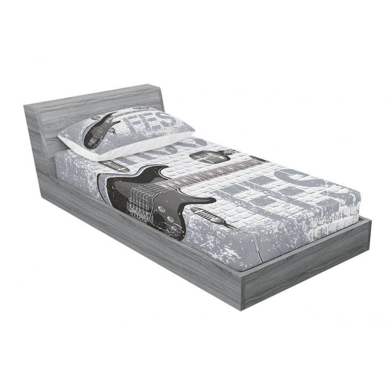 Microfiber Sheet Set, Twin XL Sheet Set with Fitted Sheet