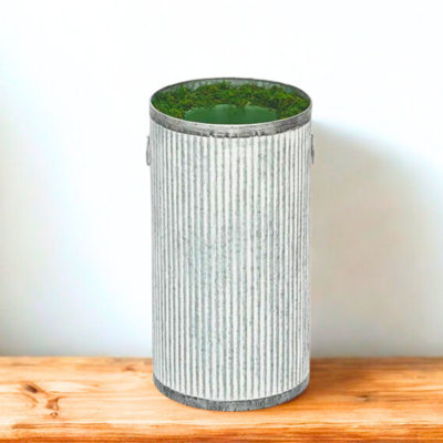 Almendarez Metal Pot Planter