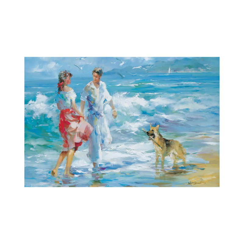 Happy Family I by Willem Haenraets - Wrapped Canvas Print, 30.48 cm H x 45.72 cm W