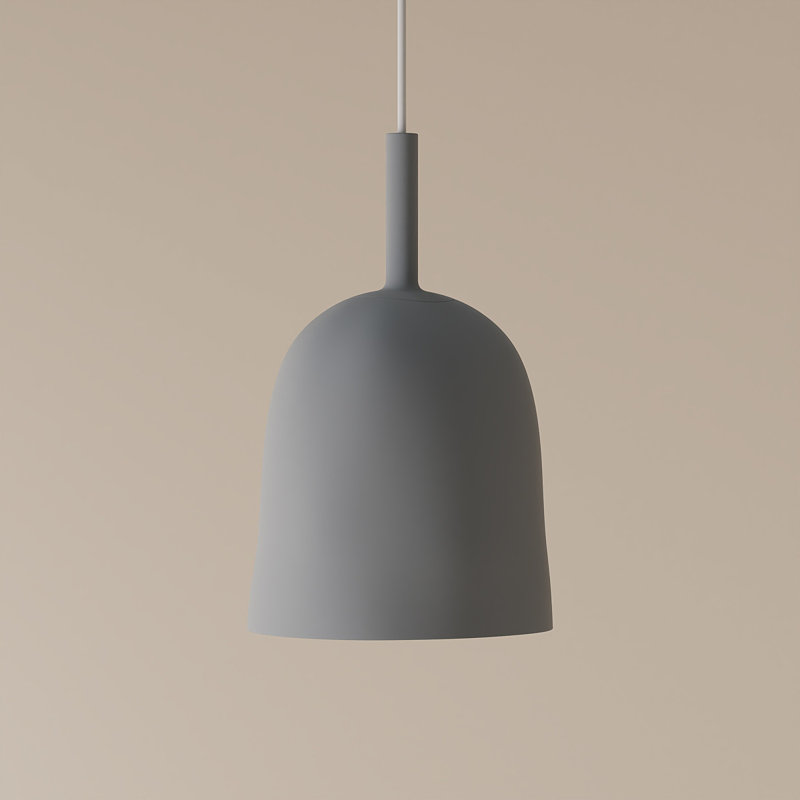 Vessel Pendant Light, Smoke, 18.5'' H x 9'' W x 9'' D, Black