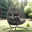 Fauteuil à œufs 1 personne avec support Camrynn-919813132