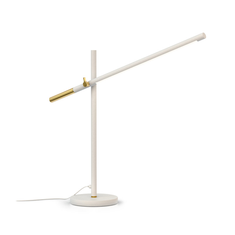 Abilene Metal Desk Lamp, Matt white