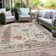 Machine Washable Indoor/Outdoor Xhevrie Linen Rug