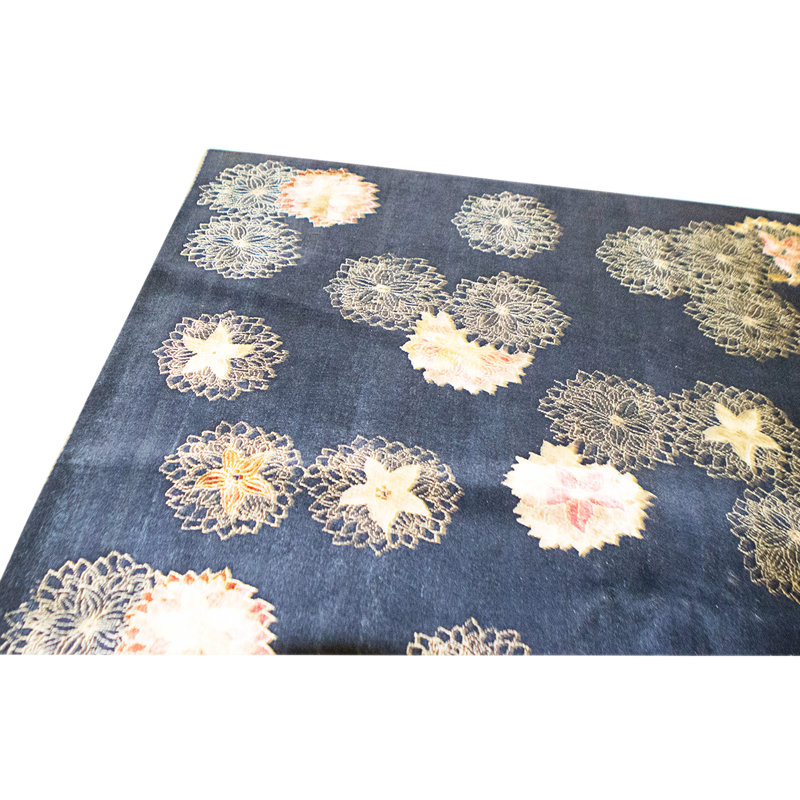 Handmade Silk and Wool Area Rug