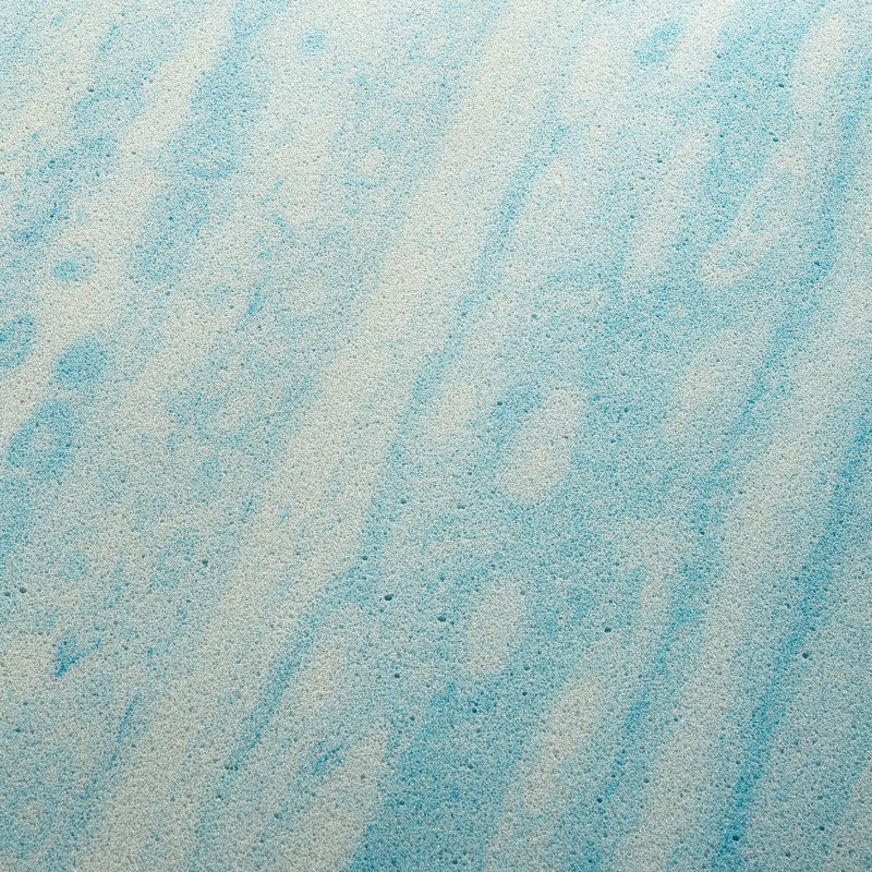 Surmatelas en mousse viscoélastique imprégnée de gel alvéolée Zinus, Simple, 4"
