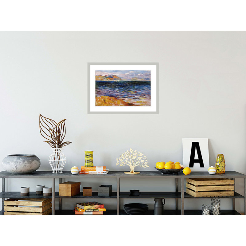 Bordviera, Pierre-Auguste Renoir, impression giclée sur cadre, 21,26 po H x 29,5 po L