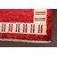 Tapis rouge en laine rouge Gabbeh Kashkoli