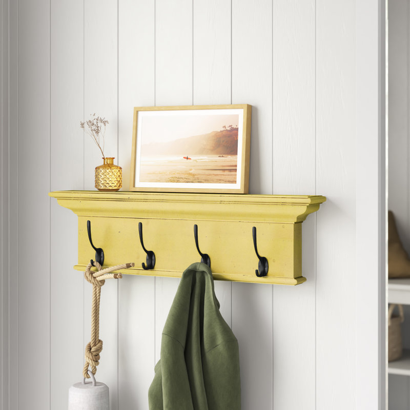 Portemanteaux mural 28 po, Jaune brun antique