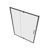 28-32" W X 72" H Piovt Swing Glass Shower Door,Pivot Frame Sliding Shower Door With 1/4"(6Mm) Clear SGCC Tempered Glass, Reversible Installation-121059549