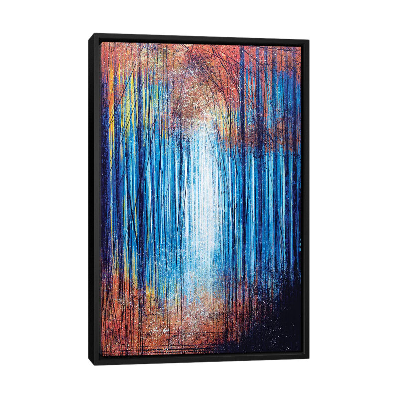 « vif lighting », impression sur toile, H 26 po x l 18 po x P 1,5 po, Toile avec cadre noir, Pas de tapis