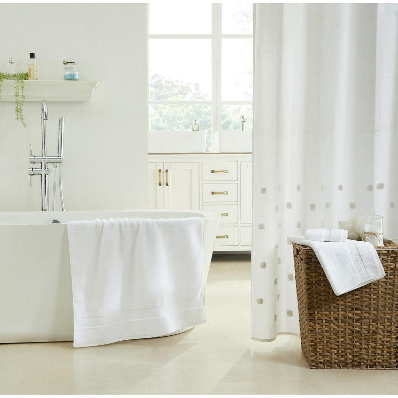 Splash 100% Cotton Zero Twist Towel Set, Bath Towels, Hand Towels & Washcloths, 550 GSM Soft Absorbent Towels for Bathroom, Spa & Daily Use, OEKO-TEX Certified, 20 Pack, White