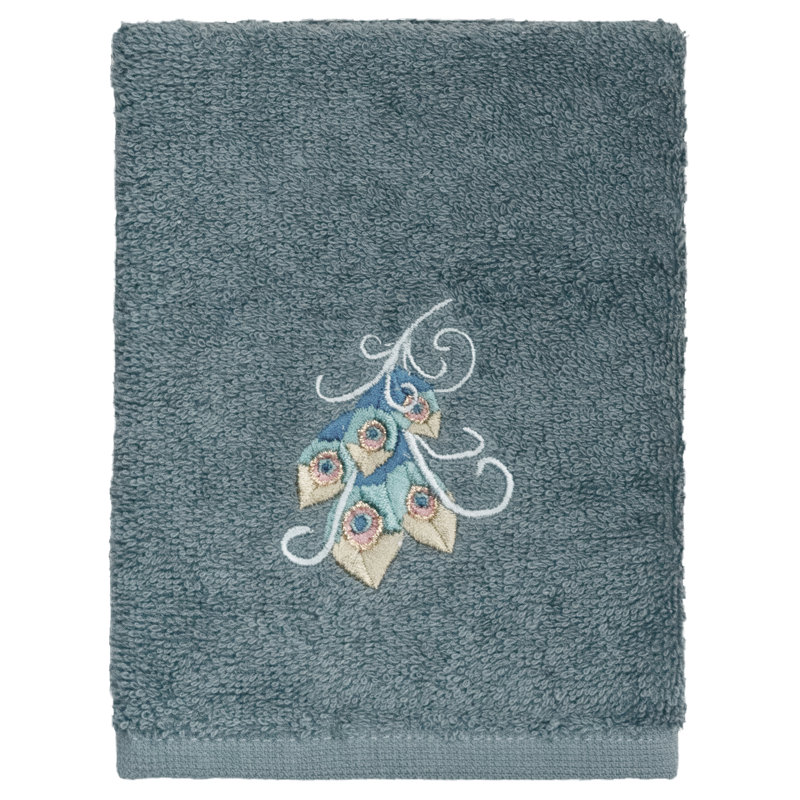 100% Turkish Cotton Washcloth, Teal
