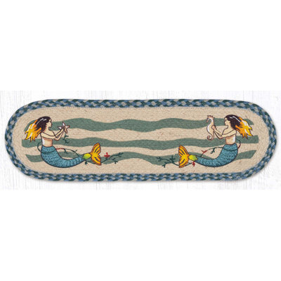  ST-OP-245 Mermaid Oval Stair Tread 27"x8.25"