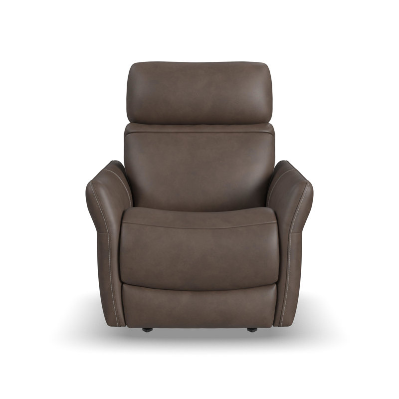 Athena Power Rocking Recliner With Power Headrest, Power Lumbar, Heat & Massage, Brown