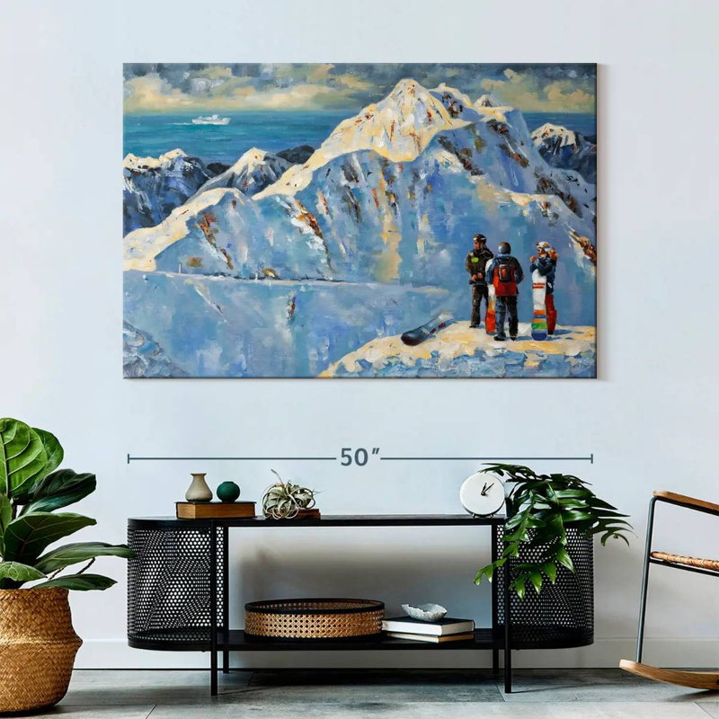 Sireci Ski Mountain, 34" H x 51" W