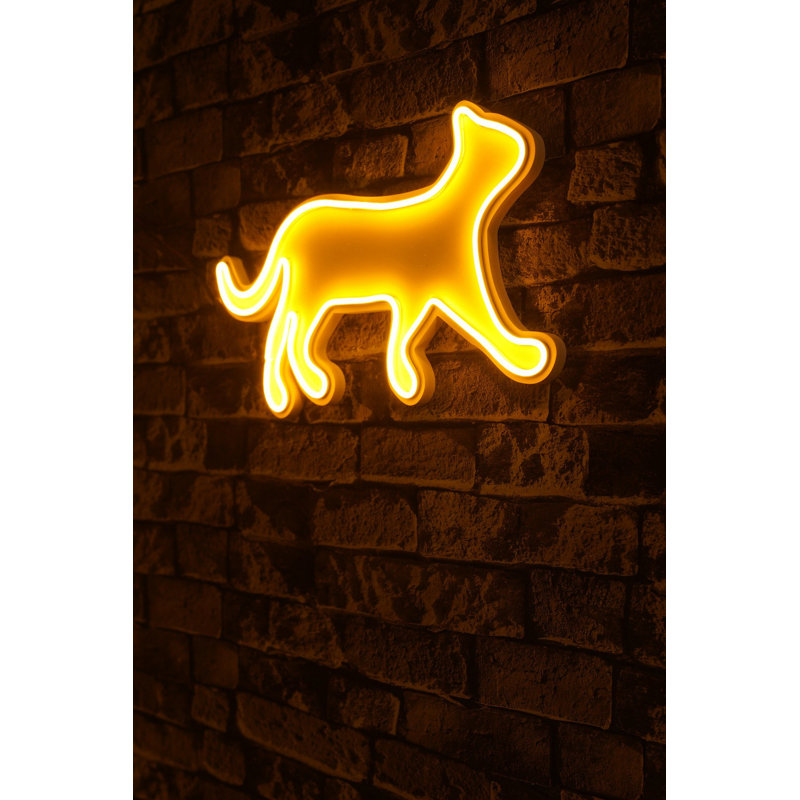 Flexible Neon LED Lighting Strip, Yellow, 14.2 x 10.2 x 0.8 inches | IP67 Waterproof, 350 Lumens, 12V DC, 4A Adaptor | Durable PVC Foam, Perfect for Home Decor, Parties, and Creative Projects