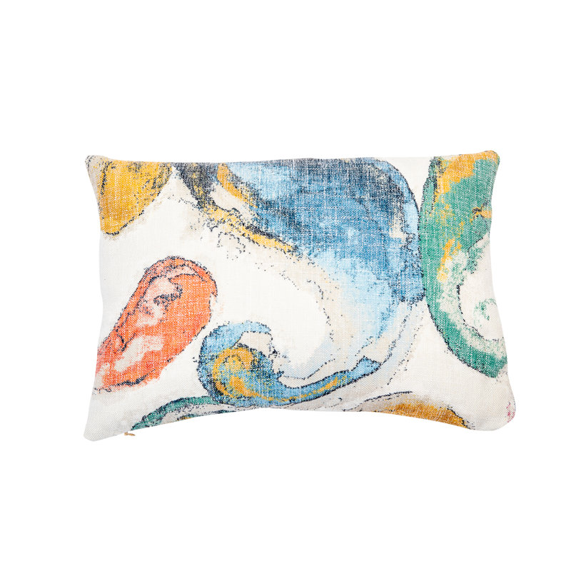 Coussin lombaire abstrait , 14 po x 48 po