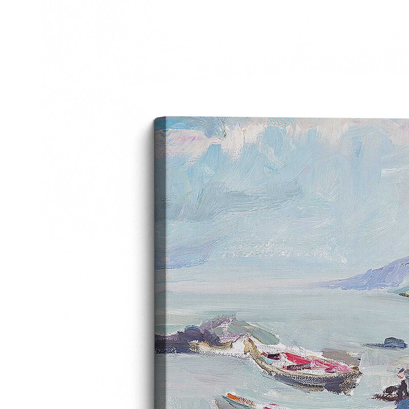 «Italiano Village Of Dreams On Canvas» par Richard A. Rodgers, reproduction, Toile tendue, H 8 po x l 12 po x P 1,25 po