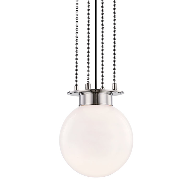 Rochford 1 Light Wall Sconce, Polished Nickel, 66.5"
