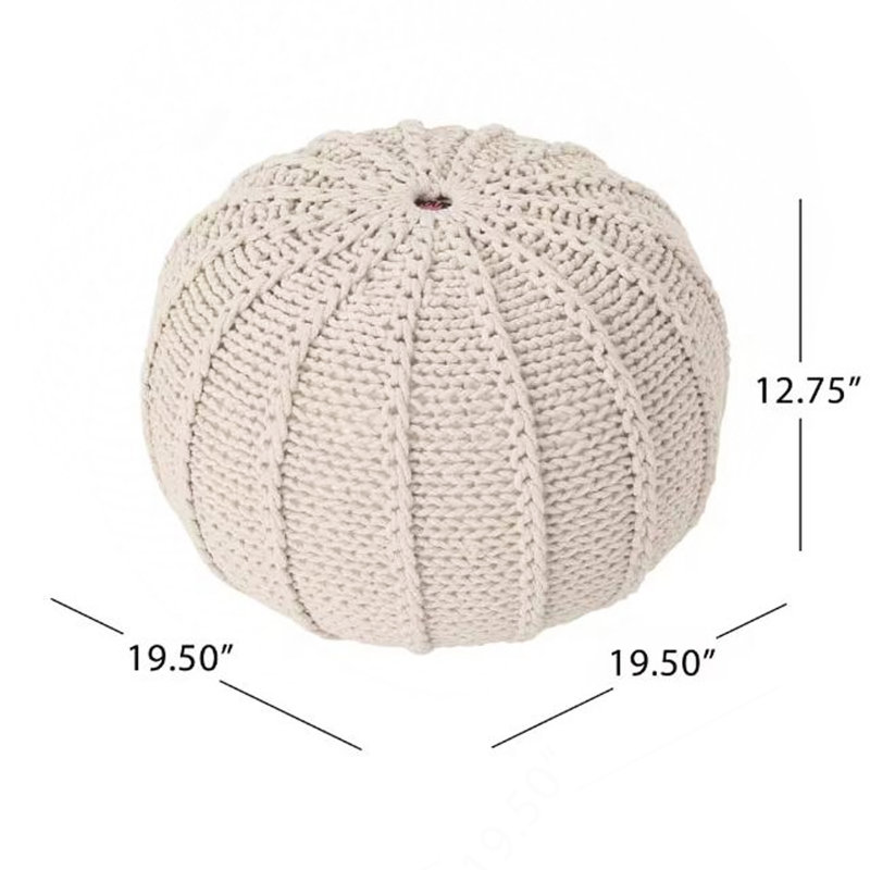 POUF TRICOTÉ