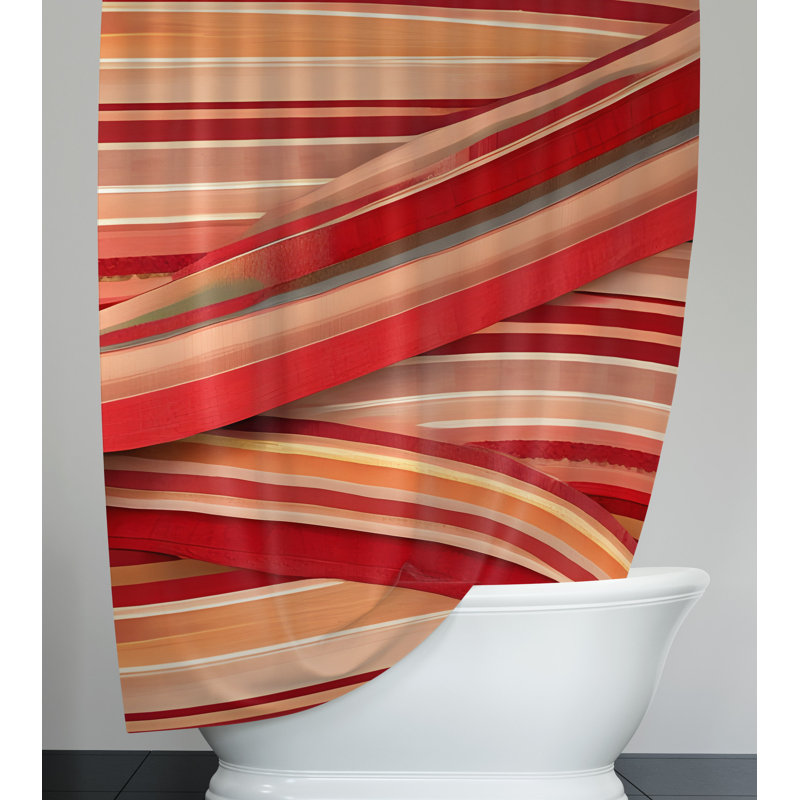 Rideau de douche Adriel, H 72 po x l 70 po