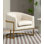 Fauteuil en velours doré