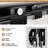 48" W X 72" Hdouble Sliding Shower Doormatte Black Aluminumclear Tempered Glassanti-Shatter Filmcorrosion-Resistanteasy Setupbathroom Use Aluminum Frameclear Glasswaterproof Designreversible
