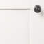 Poignée champignon Refined Rustic - bouton d'armoire de 1 1/4 po de diamètre en fer noir - Quincaillerie pour tiroirs et armoires Craftsman-9113090-9113089