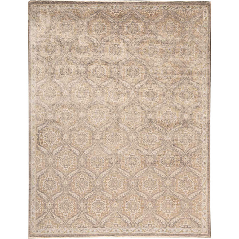Hand-Knotted High-Quality Gray Area Rug