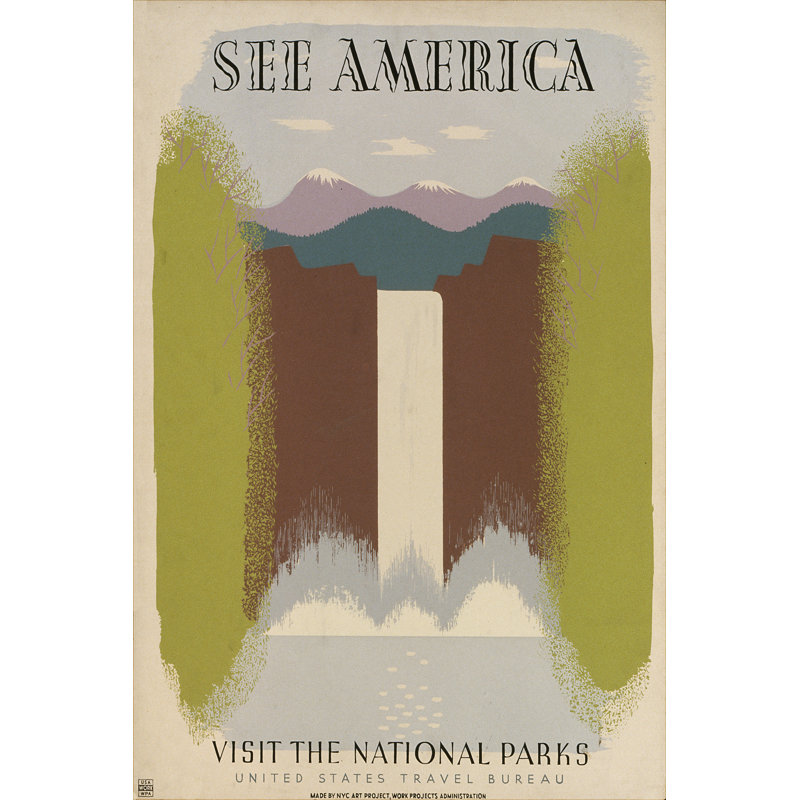 See America X - Wrapped Canvas Print, 122cm H x 81cm W