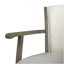 Tabouret tournant 31 "avec accoudoirs Williams, lin blanc naturel Williams