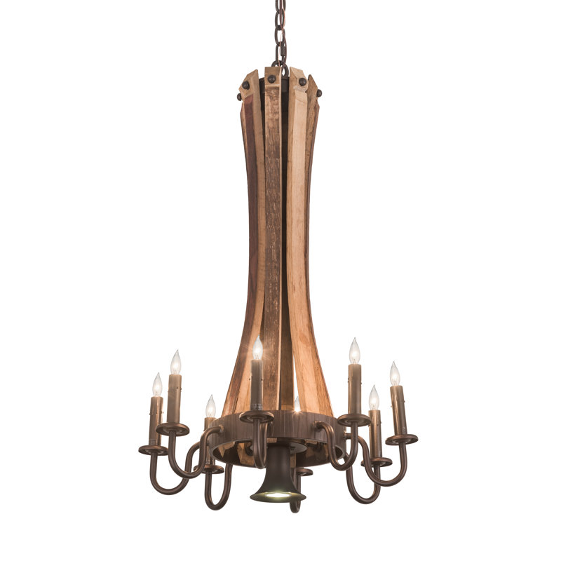 Stave Madera 8 - Light Chandelier