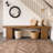 82.28" Extra Long Solid Wood Bench for Entryway, Dining Room