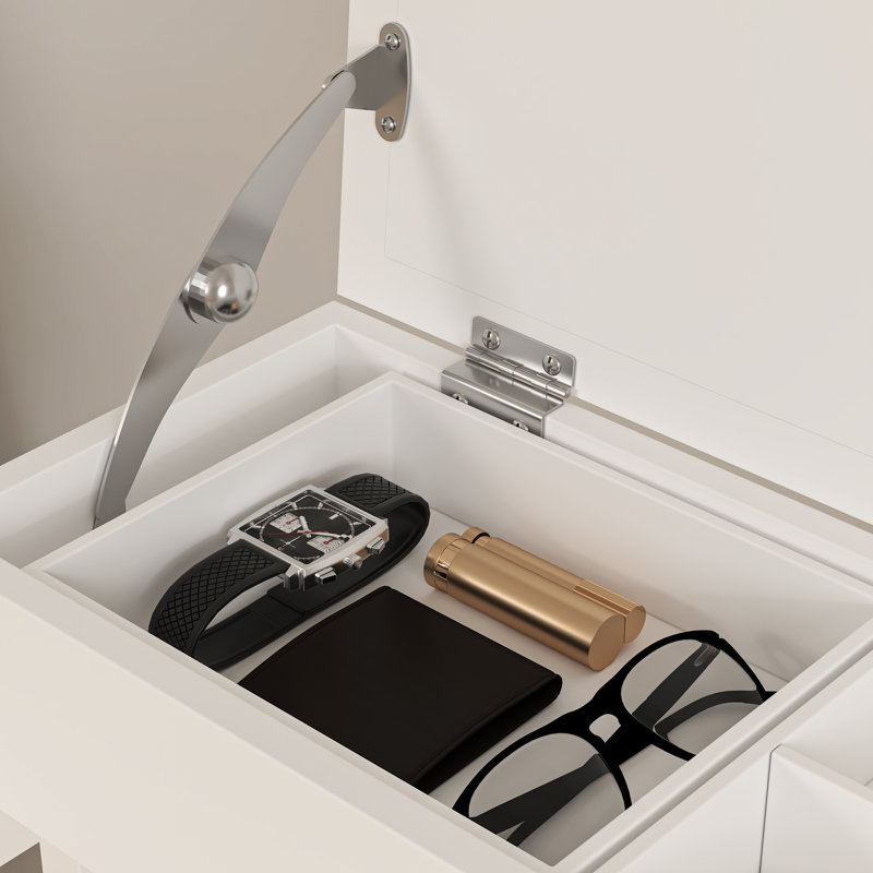 Valet autoportant Alvita, Blanc