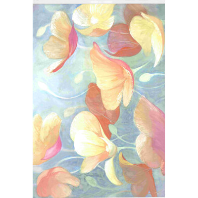 Faded Glory Flora - Wrapped Canvas Painting -  Winston Porter, 3CD5A5B9927E448090CBDB0AF6EFD2C4