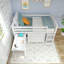 Lit mezzanine simple bas avec bureau et commodes Dylanne Kids-670678578