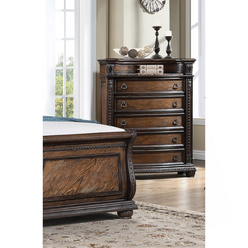 Meuble en bois massif 1pc, Café