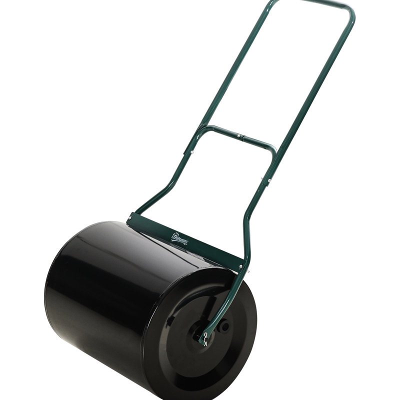 Rouleau à gazon à pousser/traîné de 50 cm (20 pouces) - Aplanit en douceur - Capacité de 60 litres (15,9 gallons) - Conception ergonomique - Résistant à la rouille