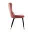 Hartshorne Velvet Dining Chairs - Ergonomic Curved Back with Metal Legs -  Side Chair for Dining Room Kitchen Living Room-1348625285-1411989035-1411989038