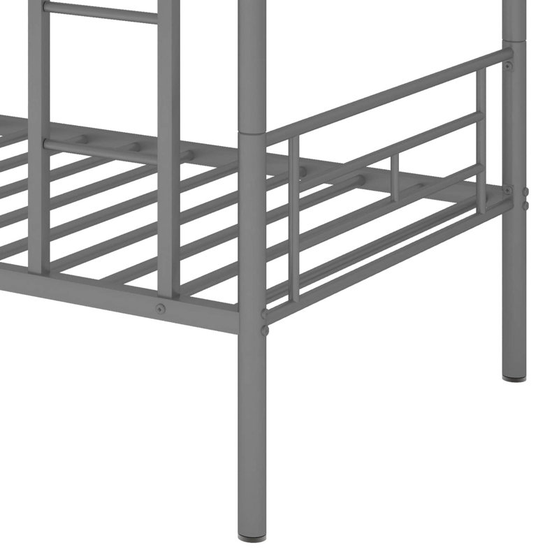Metal Bunk Bed, Silver