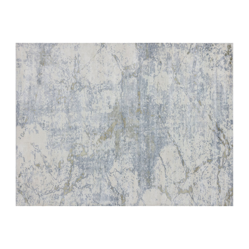 Adelais Area Rug in Gray, Rectangle 9' x 12'