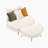 Oversized Reading Chair Upholstered Chaise Lounge Chair Barrel Chair with Ottoman-1063690104