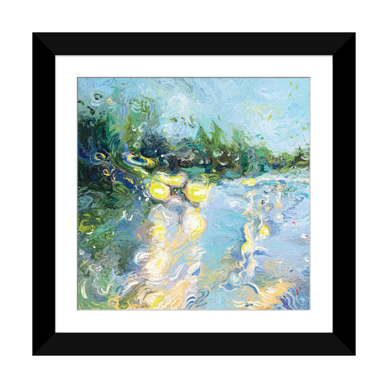 Iris Scott - "Streets on Grisaille Diptych", reproduction d'art sur toile tendue, H 24 po x l 24 po x P 1 po, Blanc