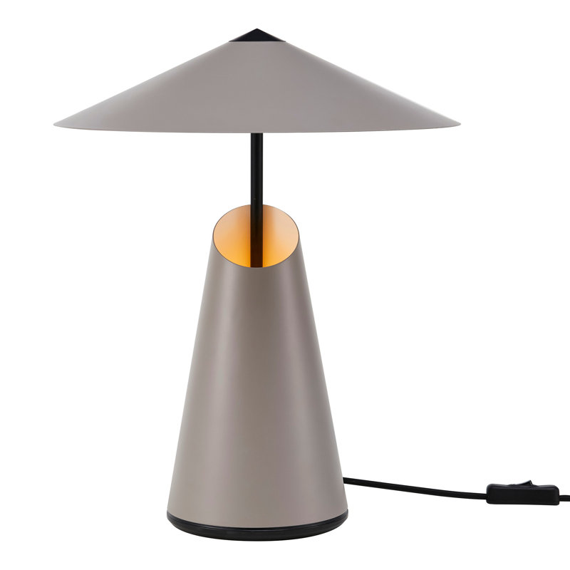 Taido Metal Desk Lamp, Brown, Black