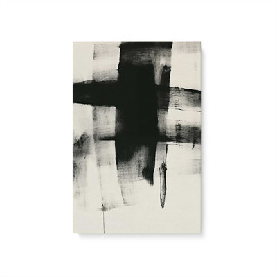 Charcoal Whisper I Canvas Print