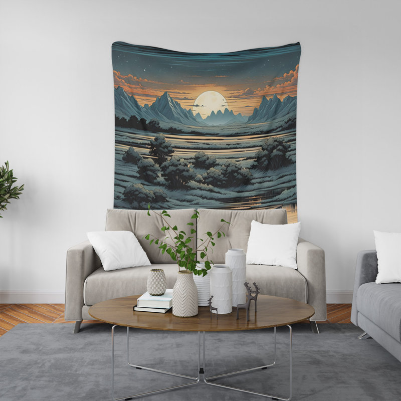 Tapisserie murale, H 80 po x l 68 po x P 0,8 po