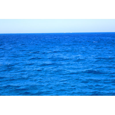 Blue Water Sea - Wrapped Canvas Print