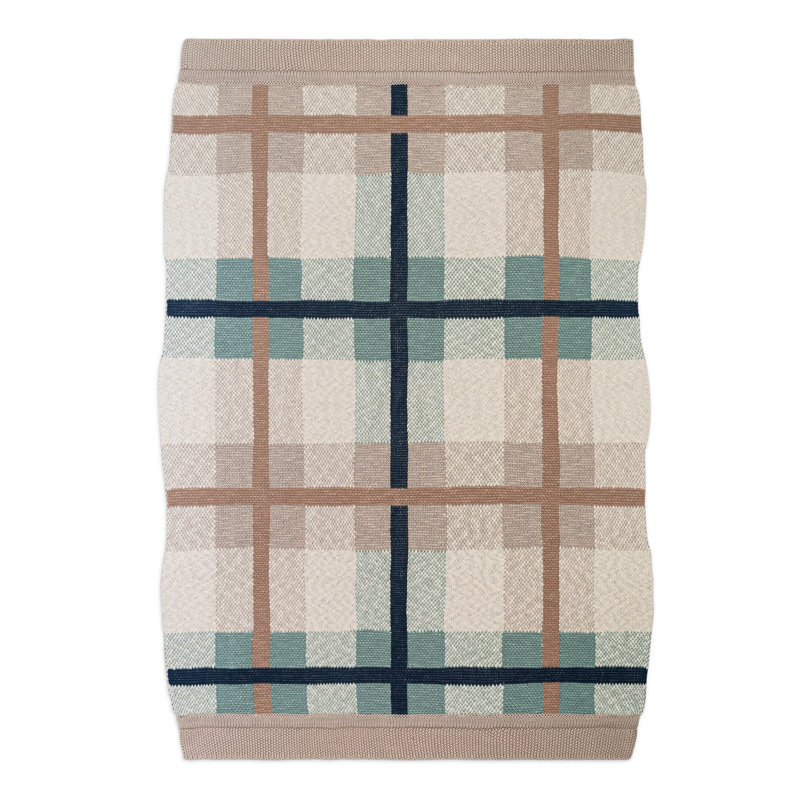 Knitted Plaid Blanket